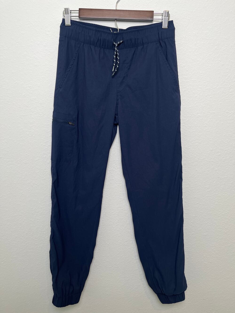 Weatherproof Vintage Jogger Pant Youth Large 14/16 Blue Navy Fleece Lined Cargo